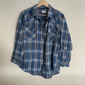 Flannel button down